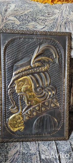 Картина медная чеканка СССР