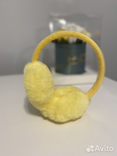 Наушники мягкие меховые, фотосессия, головной убор