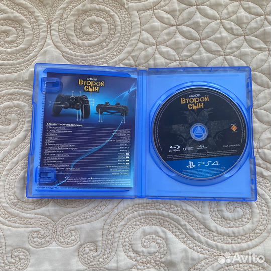 Диск с игрой Второй сын для PS4