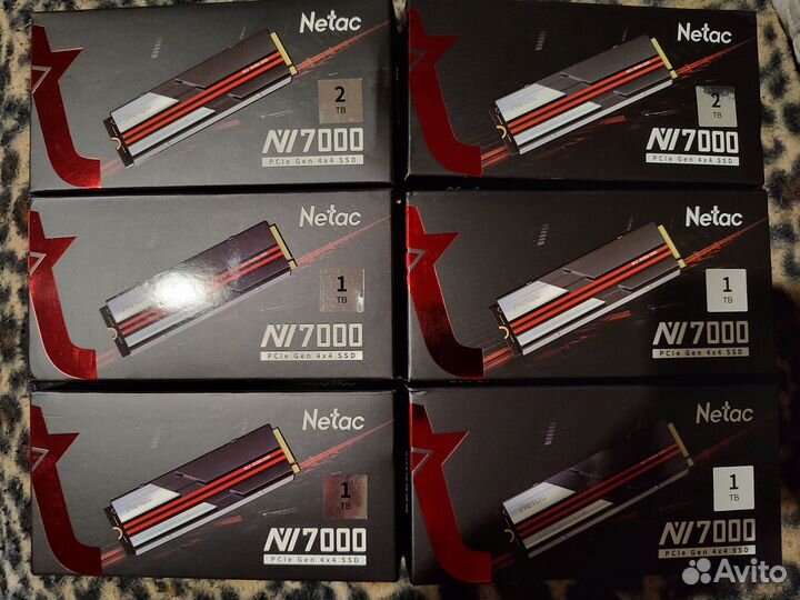SSD Netac NV7000 NVMe PCIe 4,0x4(7400 мб/с), 2 тб