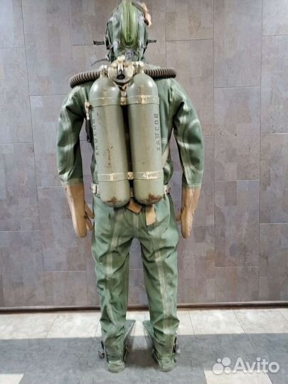 Авм. Водолаз СССР. Водолазный костюм. Акваланг