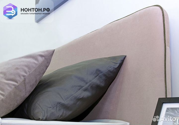 Кровать Миа светло-розовая