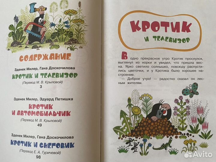 Книжка про кротика