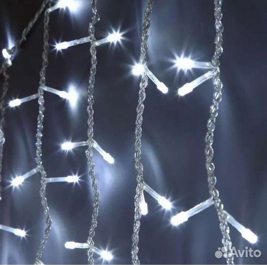 Гирлянда-штора с пультом