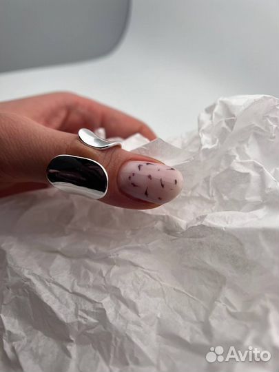 Маникюр с покрытием гель лак, наращивание