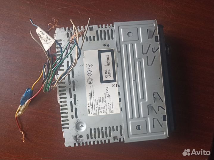 Магнитола sony модель CDX-GT560UE