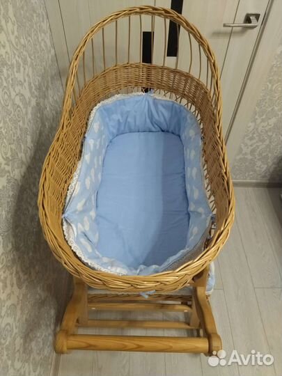 Люлька колыбель плетеная