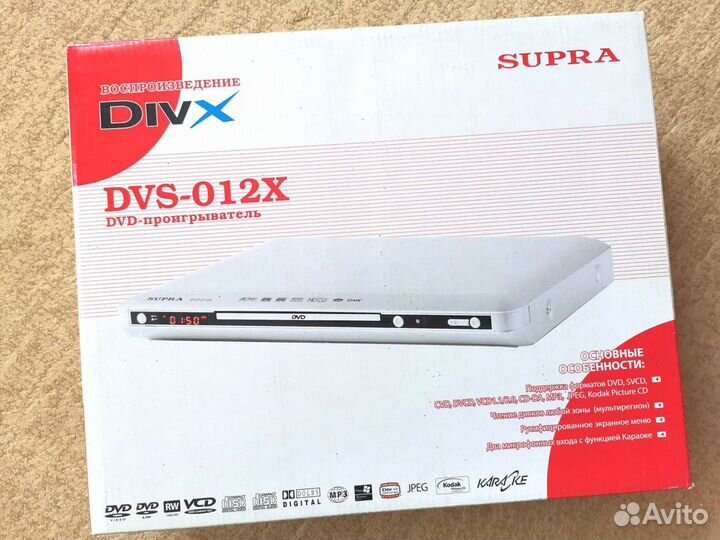 DvD проигрыватель Supra Dvs-012x