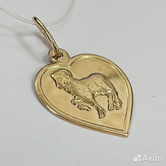 Золотая подвеска 585 пробы