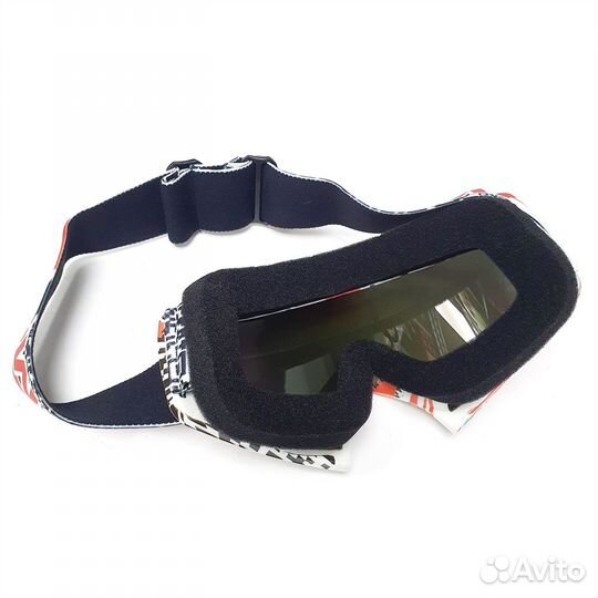 Очки для мотокросса vemar MJ16 (бело- красный)