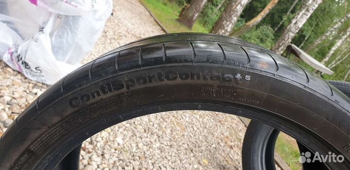 Continental ContiSportContact 5 225/40 R19 и 255/35 R19