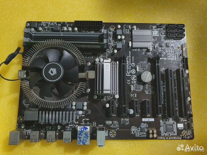 Материнская плата gigabyte ga-970a-ds3p в сборе