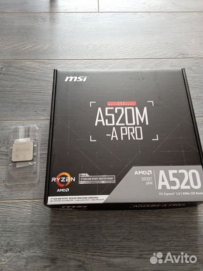 Ryzen 5600+MSI a520 на гарнатии