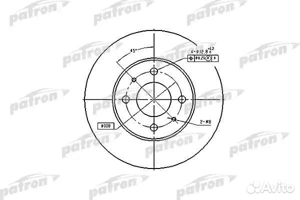 Диск тормозной передн nissan almera I 95-00 almera I Hatchback 95-00