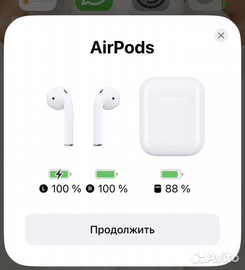 Наушники apple airpods 1 оригинал