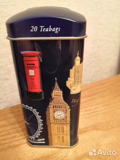 Жестяные баночки из под чая