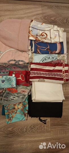 Шарфы, шапка, платки и косынки