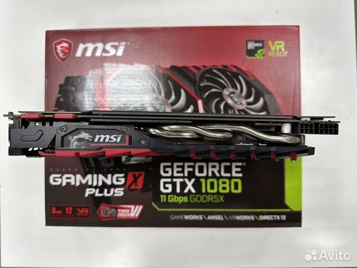 Видеокарта GTX 1080 MSI Gaming X