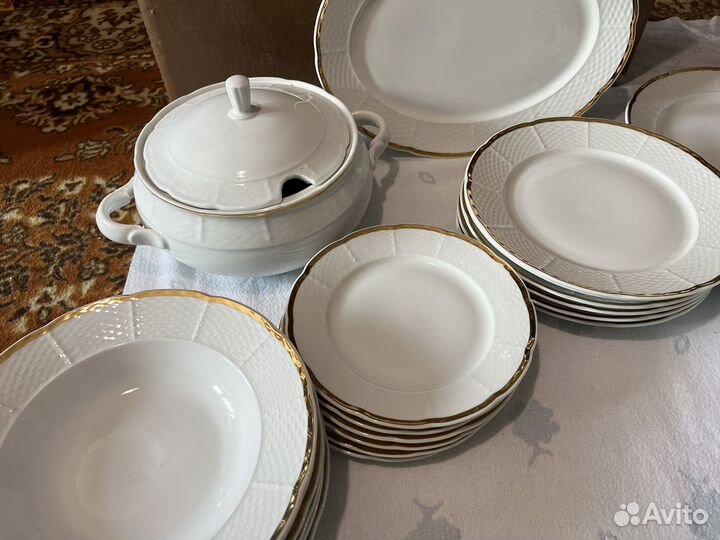 Сервиз столовый на 6 персон Чехословакия