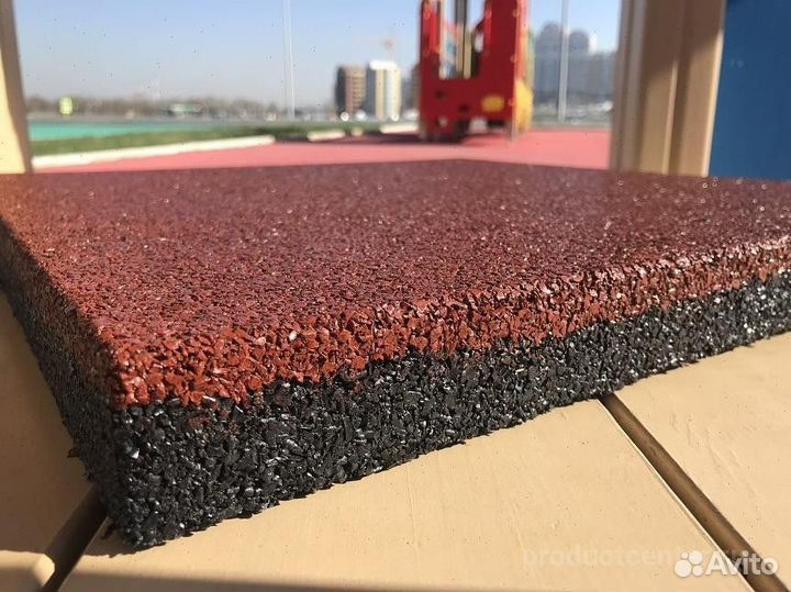Плитка резиновая для зала