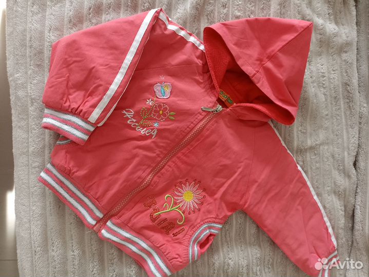 Джинсовый костюм на девочку