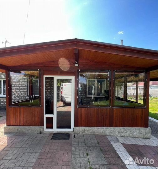 Мягкие окна 1850х2000 для террас