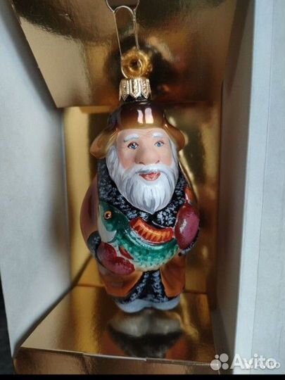 Елочные игрушки Ариель Дед с рыбой