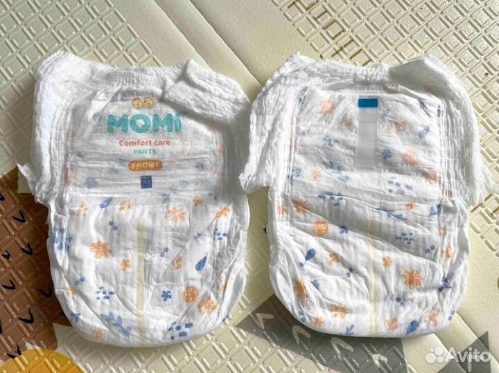 Подгузники трусики детские Momi 4 L 56 шт (новые)