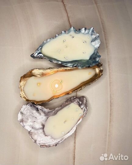 Ароматическая свеча в устрице