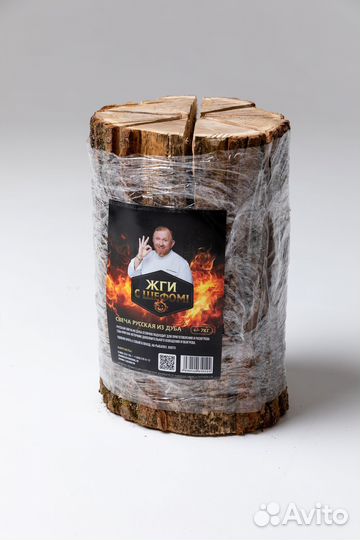 Русская свеча (русский факел) из дуба