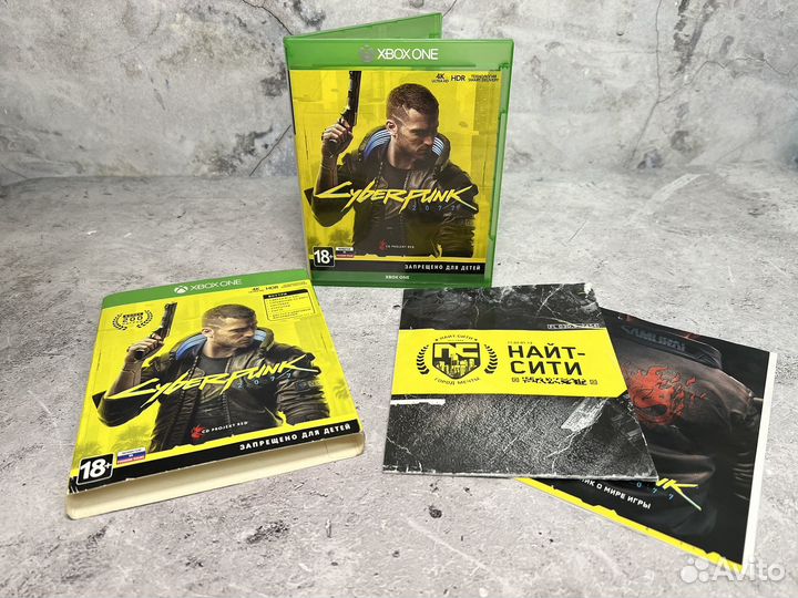 Диск xbox one cyberpunk 2077