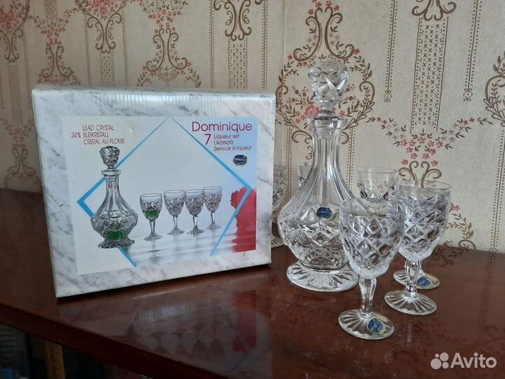 Графин с рюмками Bohemia Crystal