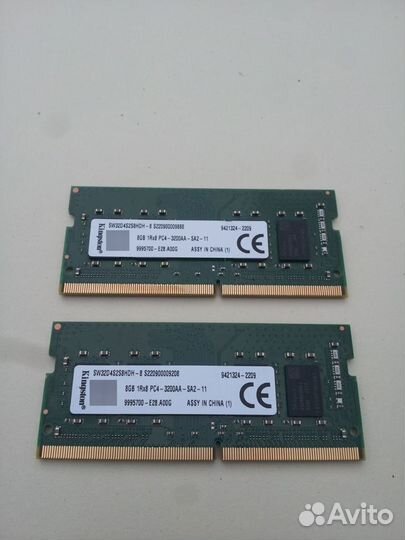 Kingston SO-dimm DDR4 3200мгц 8Гб