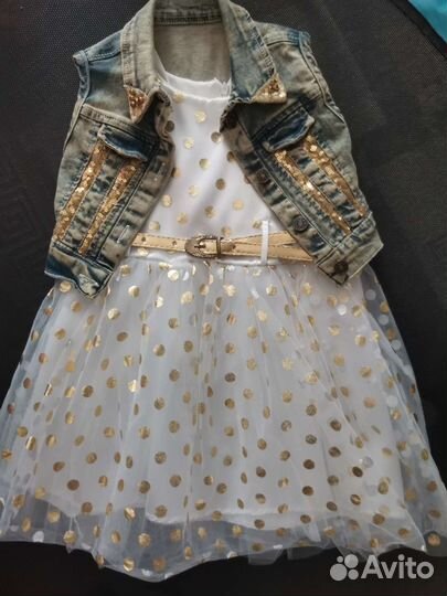 Платье для девочки 86 92