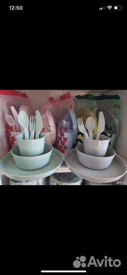 IKEA kalas наборы посуды детской оригинал