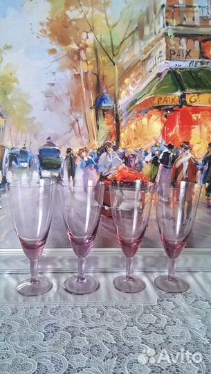 Фужеры СССР 4 шт