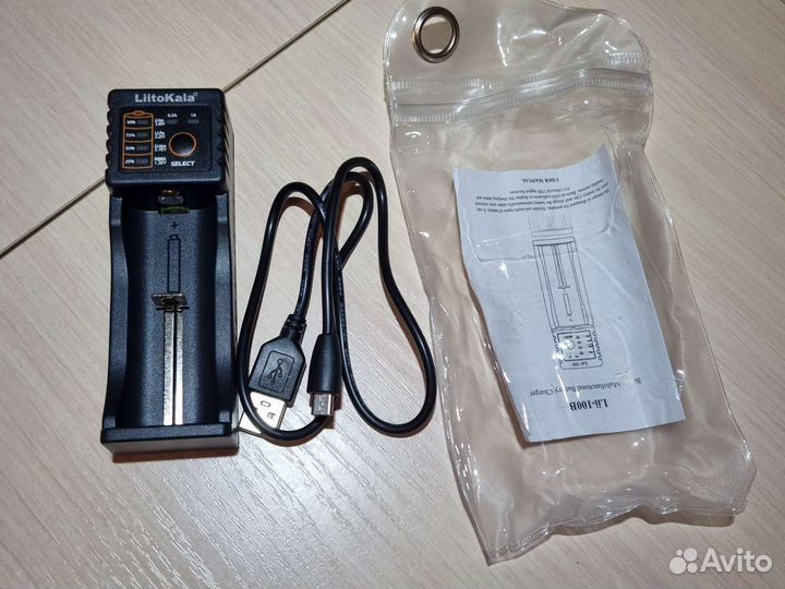 Зарядка liitokala li-100B