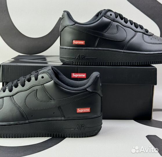 Supreme x Nike Air Force 1 box logo