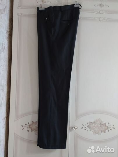 Мужские чёрные брюки 46-48 р