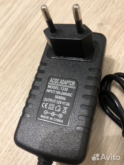 12v 12 вольт 1-5 ампера Блок питания адаптер 12в