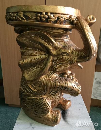 Декоративная подставка в виде слона, новая