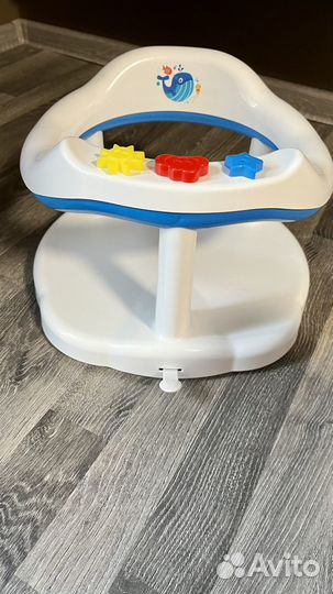 Стульчик для купания Babyton Голубое