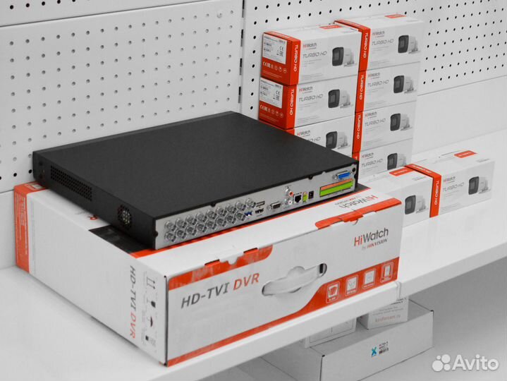 Видеокамеры уличные HiWatch 5MP с регистратором