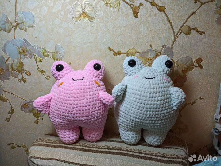 Вязаные игрушки ручной работы. Пухлягух