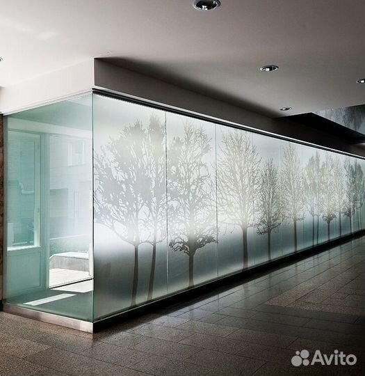 Кухонный экран из стекла с фотопечатью