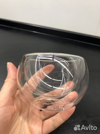 Чашечки для чая, двойные стенки, 180 мл