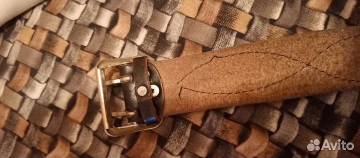 Ремень кожаный офицерский