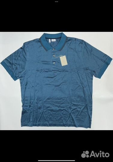 Поло Brioni голубое