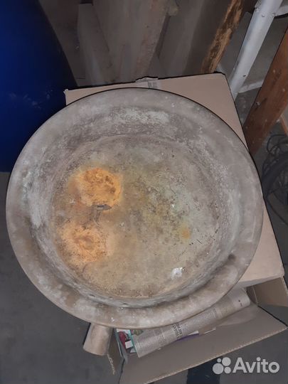 Латунный таз