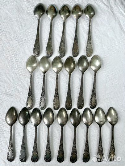 Чайные ложки мельхиор СССР Кольчугино Таллин